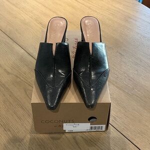 Coconuts by Matisse Black Leather Mules